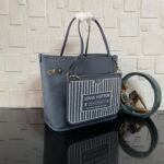 [Super Vip 1:1] Louis Vuitton Neverfull Inside Out MM Bag Navy Blue 31Cm M14994 - Image 9