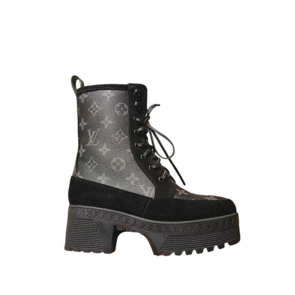 xr:d:DAFy0M-Gj-4:1237,j:5906881710181490165,t:23113006 Louis Vuitton Laureate Platform Desert Boot Black - Image 1