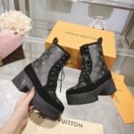 Louis Vuitton Laureate Platform Desert Boot Black - Image 4