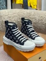 Louis Vuitton Squad Sneaker Monogram Black - Image 2