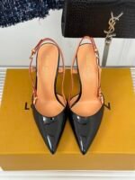 Louis Vuitton Blossom Slingback Pump Black 1Ac8Np - Image 8