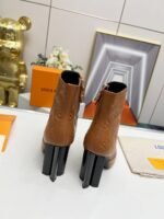 Louis Vuitton Silhouette Ankle Boot Brown - Image 4