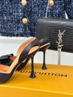 Louis Vuitton Blossom Slingback Pump Black 1Acaps - Image 7