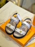 Louis Vuitton Lv Sunset Flat Comfort Sandals Beige 1Ac4Or - Image 5