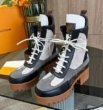 Louis Vuitton Laureate Ankle Boots Dark Grey 1Aap8B - Image 4