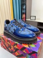 Louis Vuitton Men’S Sneaker Monogram Empreinte Blue - Image 3