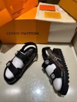 Louis Vuitton Paseo Flat Comfort Sandals Black 1Ab0Xt - Image 2