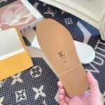 Louis Vuitton Cross Strap Flat Slides Light Pink - Image 6