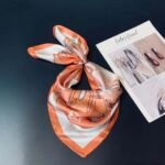 Louis Vuitton Straps Square Scarf Orange - Image 5