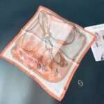Louis Vuitton Straps Square Scarf Orange - Image 4