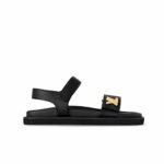 Louis Vuitton Lv Sunset Flat Comfort Sandals Black 1Abw6W