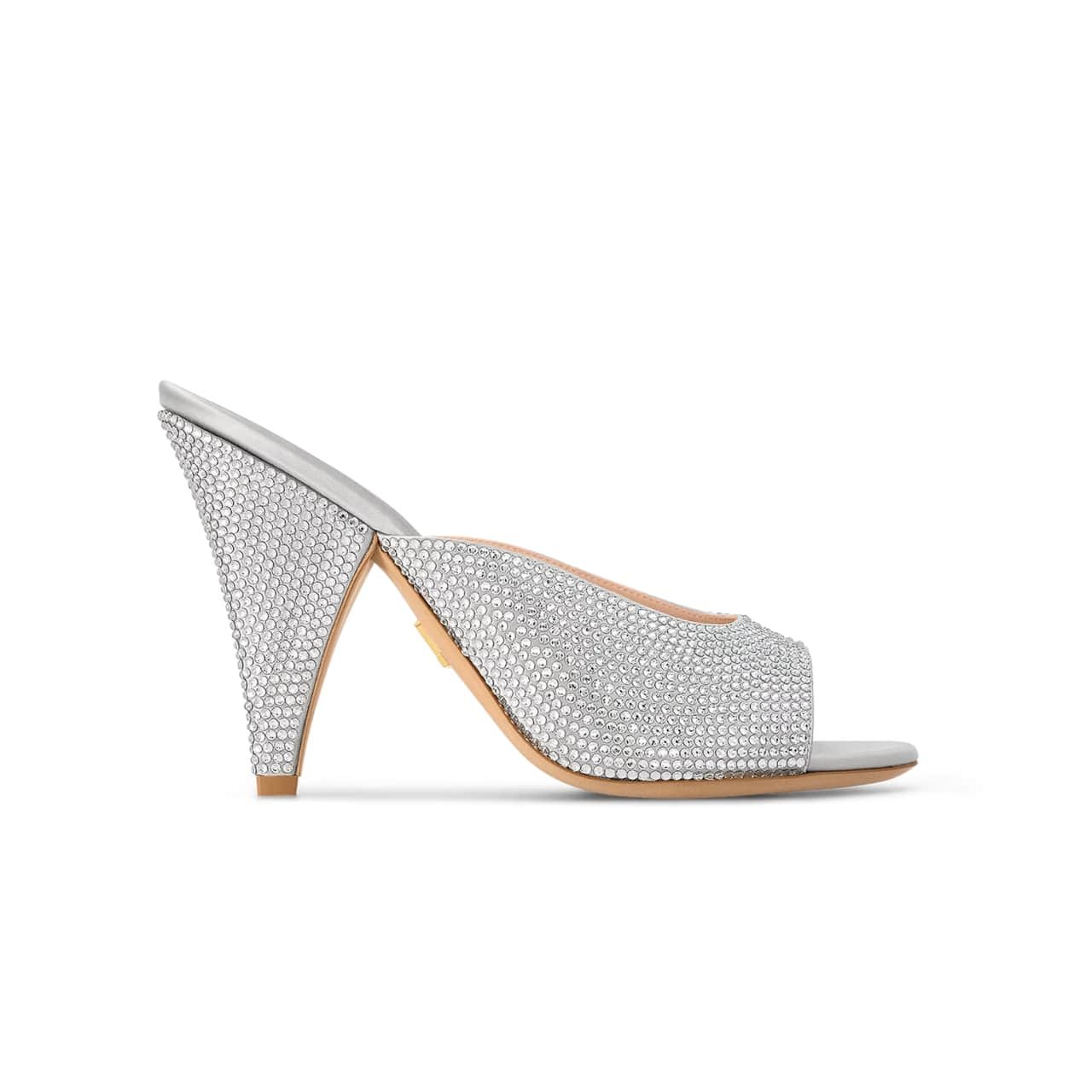 LVSS1-5 Louis Vuitton Super Mule Silver 1Acj47 - Image 1