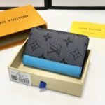 Louis Vuitton Pocket Organizer Monogram Eclipse Reverse Turquoise 15Cm M11469 - Image 2