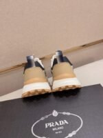 Prada Colorblock Sneaker With Logo Beige - Image 7