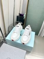 Prada Leather Platform Sneaker White - Image 7
