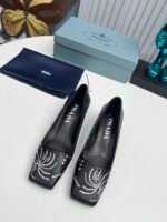 Prada Crystal Pumps Black - Image 6