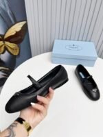 Prada Soft Padded Nappa Leather Ballerinas Black 1F122N 2Dl8 F0002 F 005 - Image 4