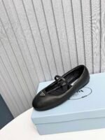 Prada Soft Padded Nappa Leather Ballerinas Black 1F122N 2Dl8 F0002 F 005 - Image 6