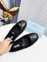 Prada Soft Padded Nappa Leather Ballerinas Black 1F122N 2Dl8 F0002 F 005 - Image 7