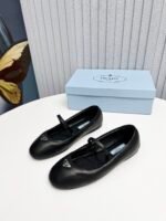 Prada Soft Padded Nappa Leather Ballerinas Black 1F122N 2Dl8 F0002 F 005 - Image 9