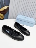 Prada Soft Padded Nappa Leather Ballerinas Black 1F122N 2Dl8 F0002 F 005 - Image 10
