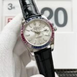 Rolex Oyster Perpetual Datejus White Dial Ruby Around 40Mm - Image 4