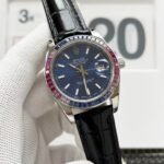 Rolex Oyster Perpetual Datejus Navy Blue Dial Ruby Around 40Mm - Image 5