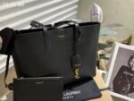 Saint Laurent Shopping Saint Laurent Leather Black 33Cm 600281Csv0J9207 - Image 2