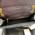 Saint Laurent Envelope Chain Bag In Mix Matelasse Grain De Poudre Embossed Leather 31Cm - Image 6
