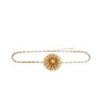 Saint Laurent Flower Chain Belt