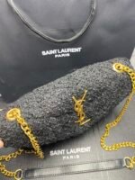 Saint Laurent Small Loulou Boucle Bag Black 23Cm - Image 4
