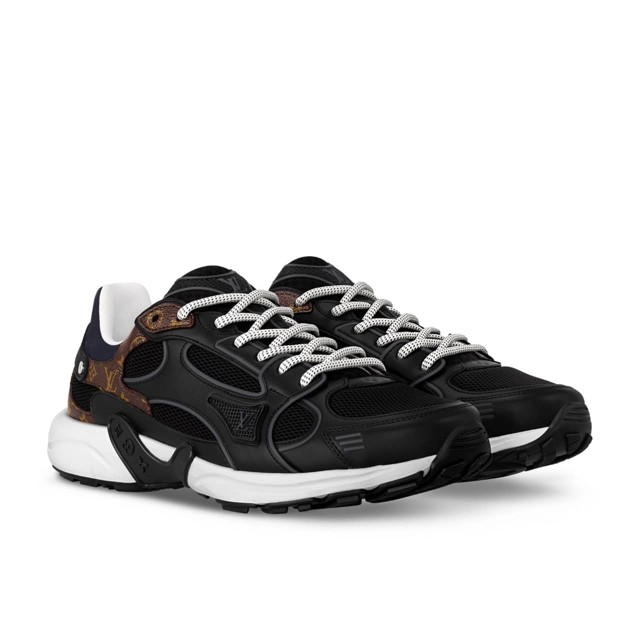 TBB-1-18 Louis Vuitton Lv Olympia Sneaker Black 1Ahofa - Image 1