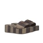 Fendi Sunshine Flatform Slides Brown 8R8515Aorhf1P95