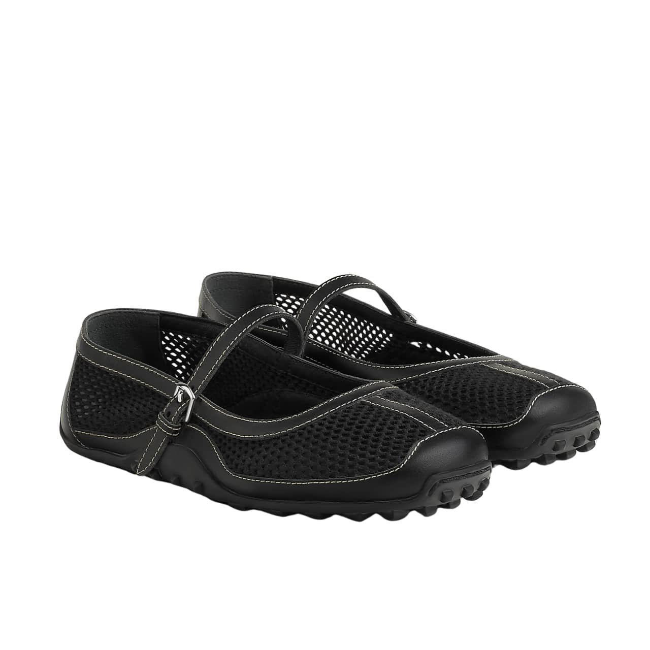 TBB-35 Hermes Kichu Ballet Flats Black H251170Z 7K380 - Image 1