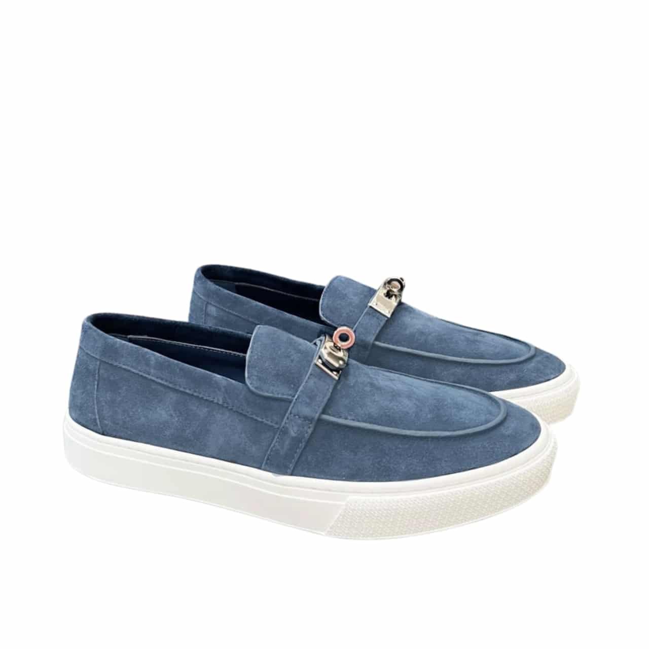 TBB-4-2-1 Hermes Game Slip On Sneaker Blue - Image 1