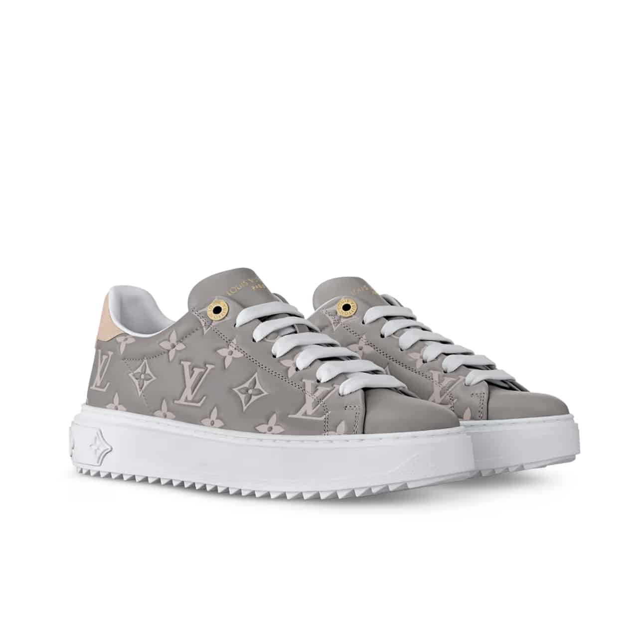 TBB-6-1 Louis Vuitton Time Out Sneaker Grey 1Aguvw - Image 1