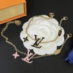 Louis Vuitton Lv Iconic Enamel Bracelet Pink M1008A - Image 5