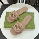 Gucci Women’s Interlocking G Slide Sandal Light Beige 780307 J8700 2526 - Image 6