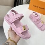 Louis Vuitton Lv Sunset Flat Comfort Sandal Rose 1Adidb - Image 6