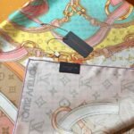 Louis Vuitton Flower And Straps Square In Pink 90Cm M79924 - Image 5