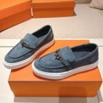 Hermes Game Slip On Sneaker Blue - Image 6