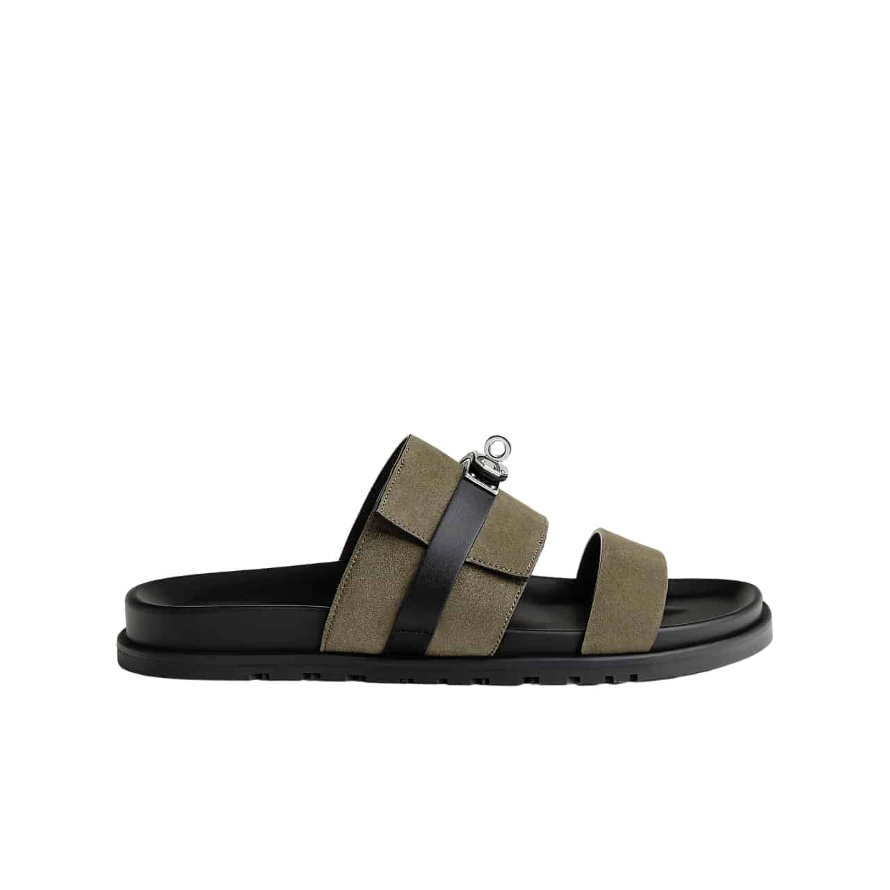 TBNB-1-2-3 Hermes Jackson Sandal Tundra Green H242948Zh1R420 - Image 1