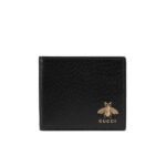 Gucci Animalier Bi Fold Wallet Black 11Cm 523664 Dj20T 1000