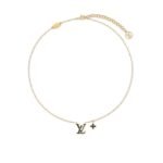 Louis Vuitton Lv Iconic Enamel Necklace Black M02147