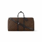 Louis Vuitton Keepall Bandoulière 55 Monogram Macassar M56714