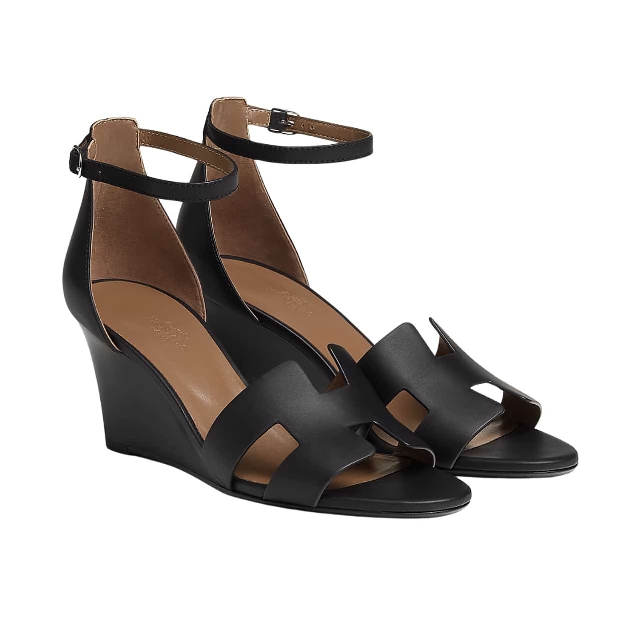 TBNB-33-1 Hermes Legend Sandal Black H172196Z 02340 - Image 1