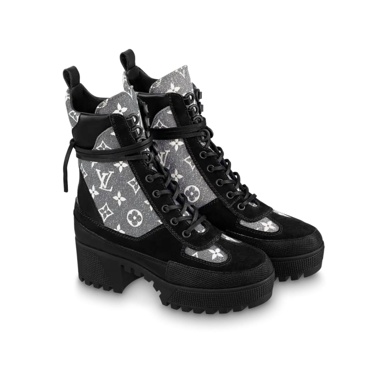 TBNB-4-20 Louis Vuitton Laureate Platform Desert Boot Grey 1Ab2X9 - Image 1