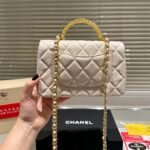 Chanel Wallet On Chain And Resin With Gold Tone Metal White 20Cm Ap3767 B16284 10601 - Image 5