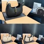 Saint Laurent Le Fermoir Hobo Bag White 24Cm - Image 3