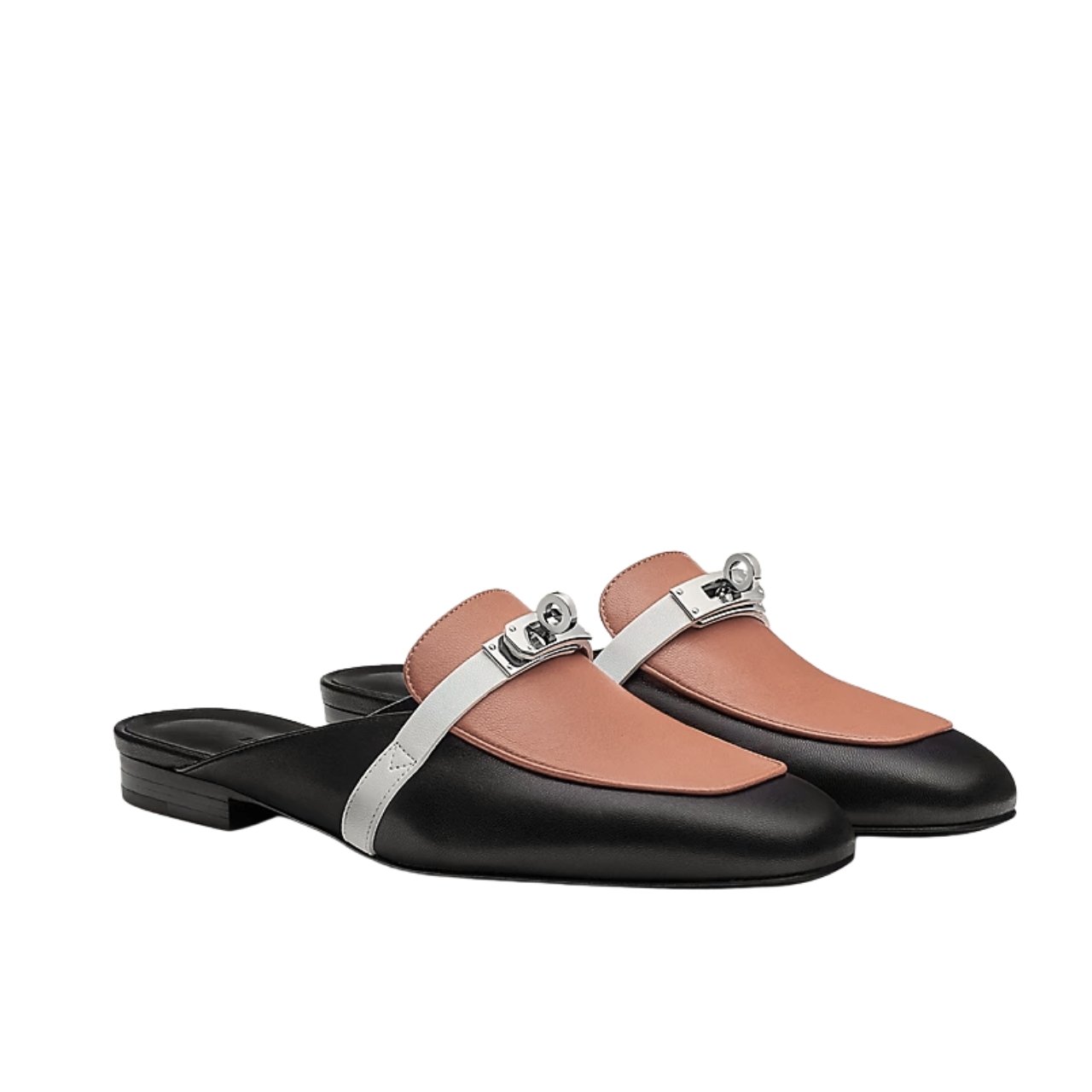 Thumbnail-10-13-1 Hermes Oz Mule Multicolore Noir H211157Z 03355 - Image 1